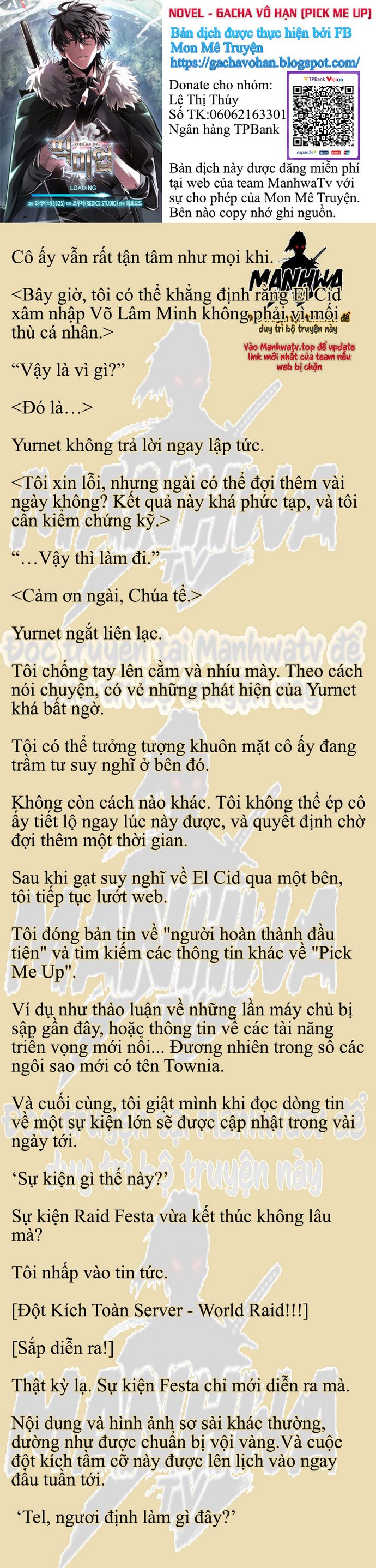 Đọc truyện [NOVEL] Gacha vô hạn - Chương 230